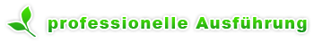 professionelle Ausführung professionelle Ausführung